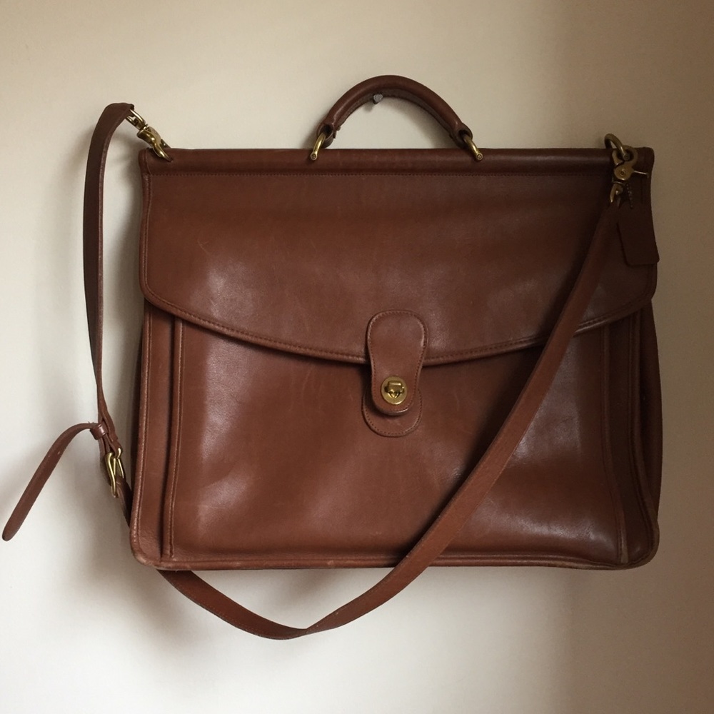 Coach Leather Briefcase